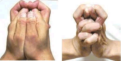 手印:独钴印 咒语:金刚萨埵心咒 手印动态图