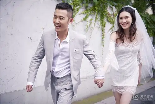 魏巍佟晨洁婚纱照曝光夫妻两人颜值身高并存