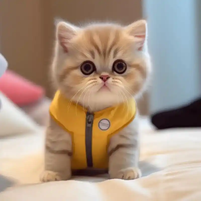 满脸疑惑的小猫咪~#图文来了 #萌到爆炸了99 #被萌宠治愈 - 抖音