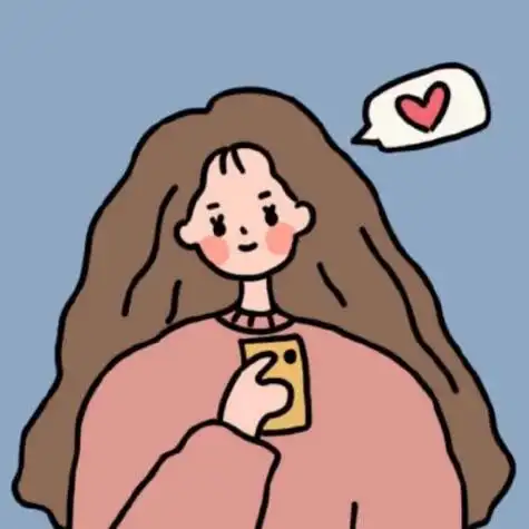 卡通情侣头像简单干净大方手绘有点搞笑特别的经典的