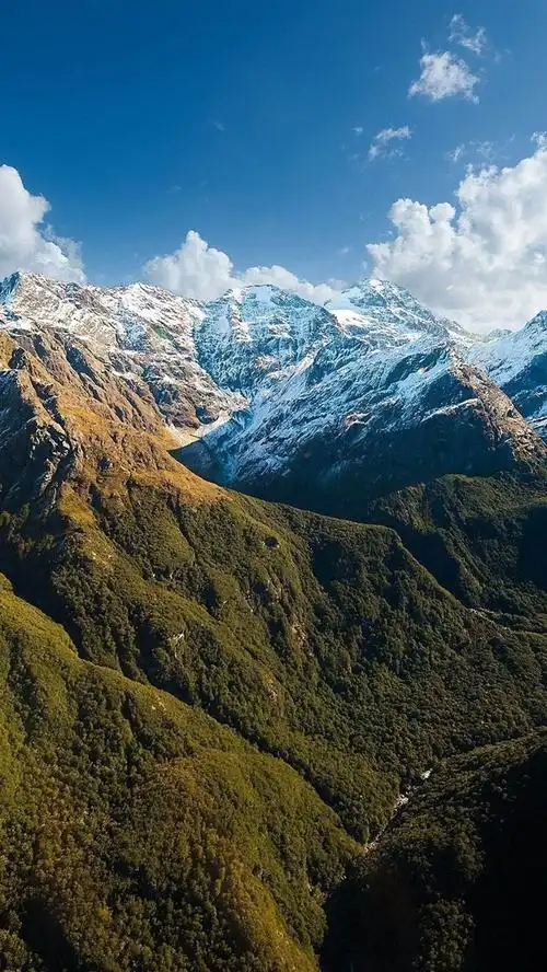 壁纸 新西兰,山,云,溪,自然景观 2560x1600 hd 高清壁纸, 图片, 照片