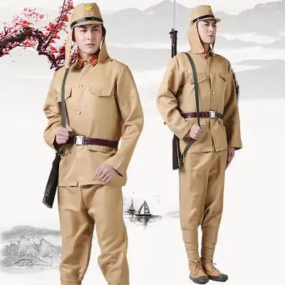 荷续日本兵军装套装日本小鬼子进村搞笑抗战小品年会表演出服装