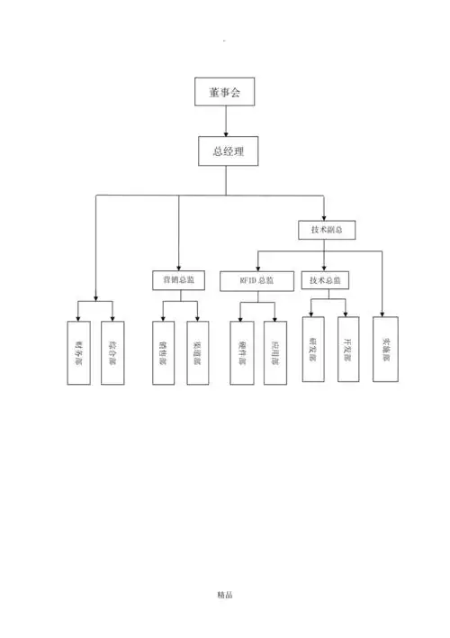 软件公司组织结构图
