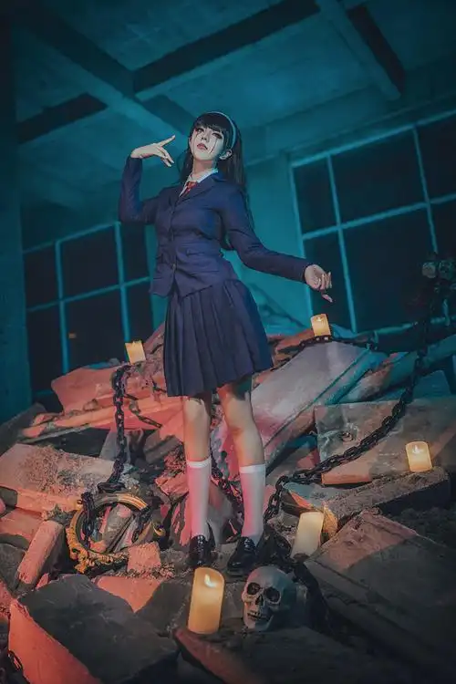 第五人格cos富江有点小吓人胆小勿点哦