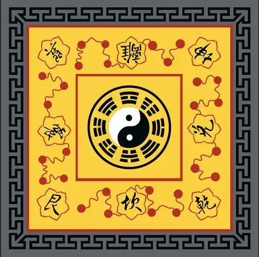 太极八卦地毯 道教2米罡毯 八卦阴阳太极图地毯 踏罡步斗毯道士做法毯