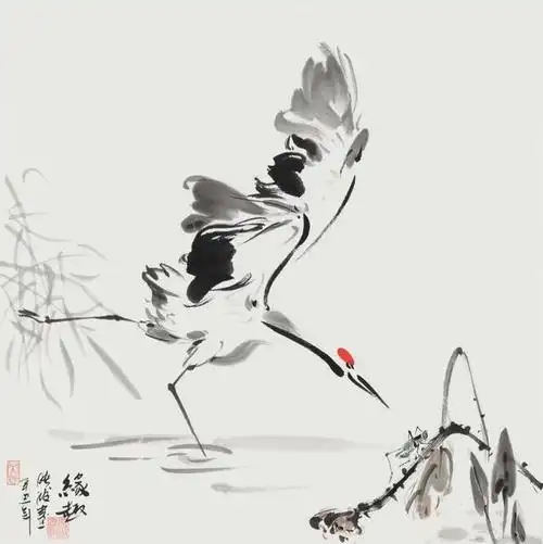 鹤舞丹青鲁晓波:所绘仙鹤堪称一绝,多次问鼎业界的高端奖项