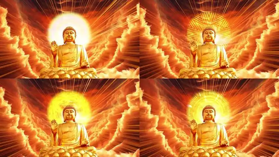 佛像 佛教片头 佛教视频 佛教经文 led背景 佛系素材 佛教文化 佛光