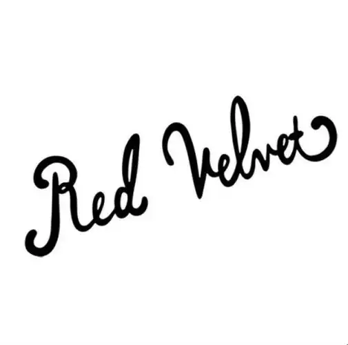 red velvet 新专辑字体