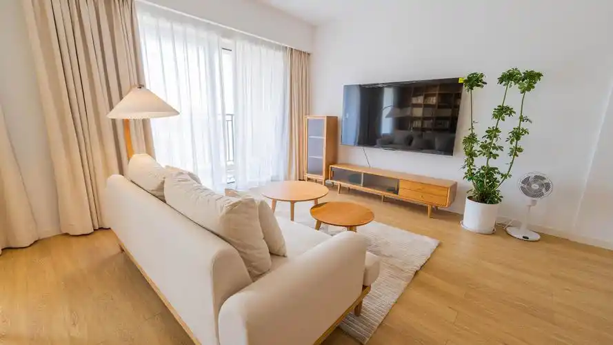 卧室并入客厅,93平毛坯变身日式敞亮新家21084254