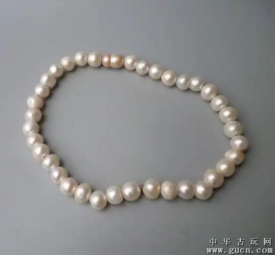 乡下收的清代传世的珍珠项链37颗