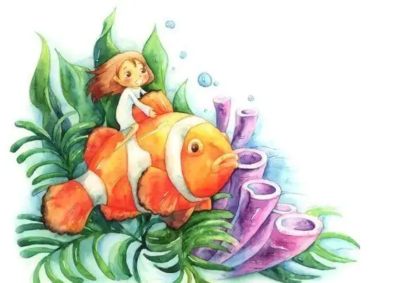 拇指姑娘 童话人物 卡通漫画 分层 psd_0027