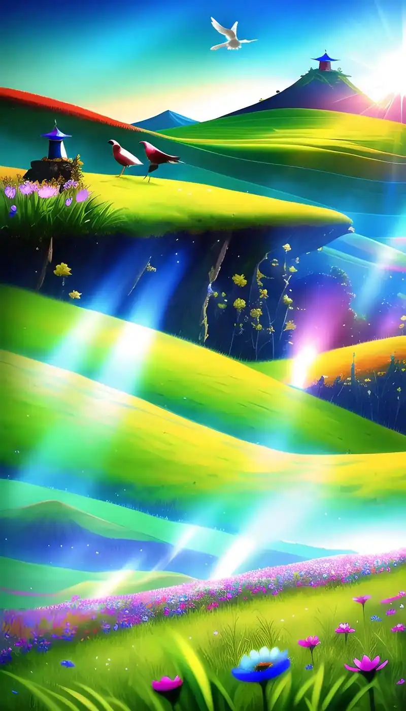 唯美草原题材壁纸