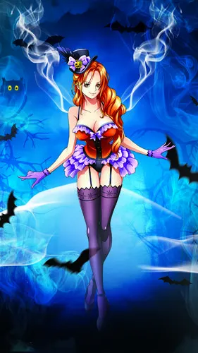 原创海贼王七大女神壁纸和服罗宾端庄优雅看到克尔拉感觉又恋爱了