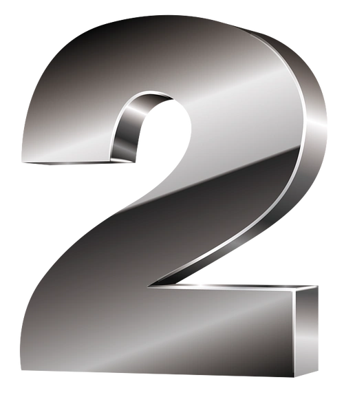 质感3d立体数字2