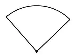 画一个直径5厘米,圆心角是90°的扇形._百度教育