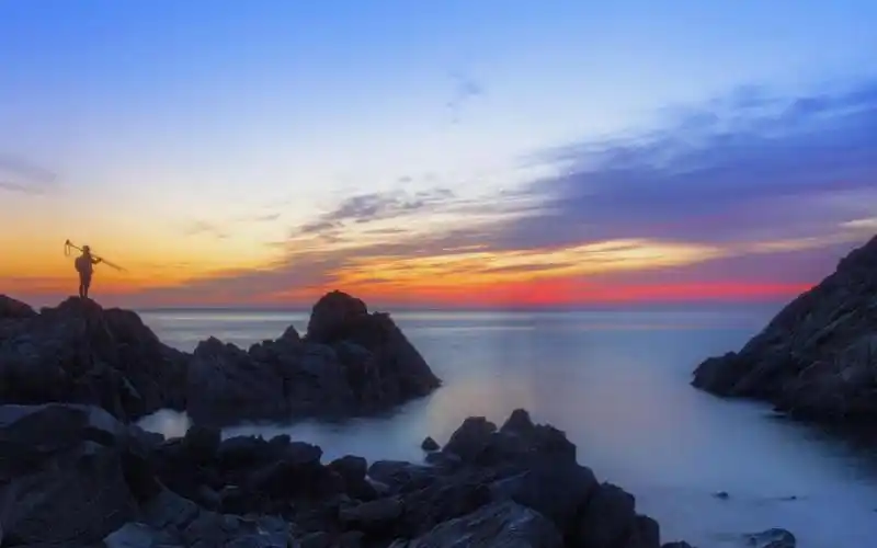 超美的大海胜景,高清壁纸,风景图片-回车桌面
