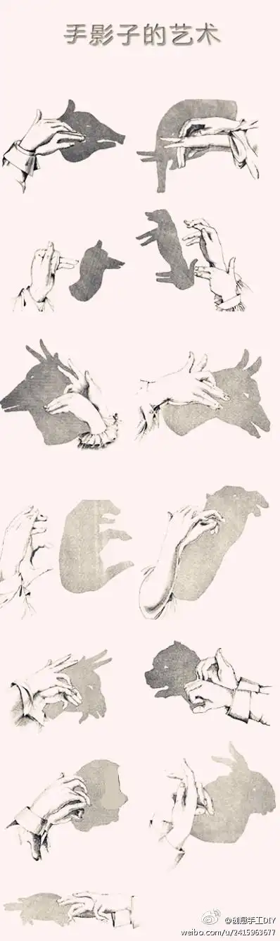 手影子游戏,你还会吗〗用手变出各种动物和形状,儿时的记忆.