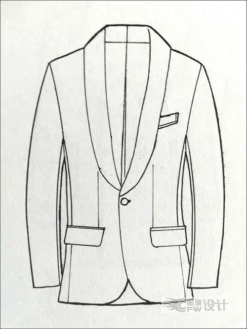 款式图手绘粉丝0作品18杨静叶57226702张归属:男装款式上衣