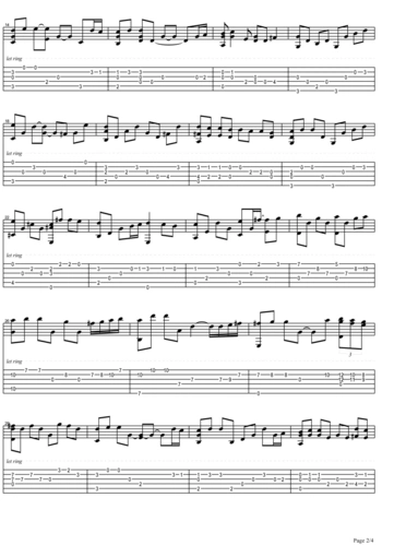 kiss-the-rain(雨的印记)吉他谱