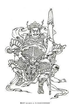 香港四大天王简笔画