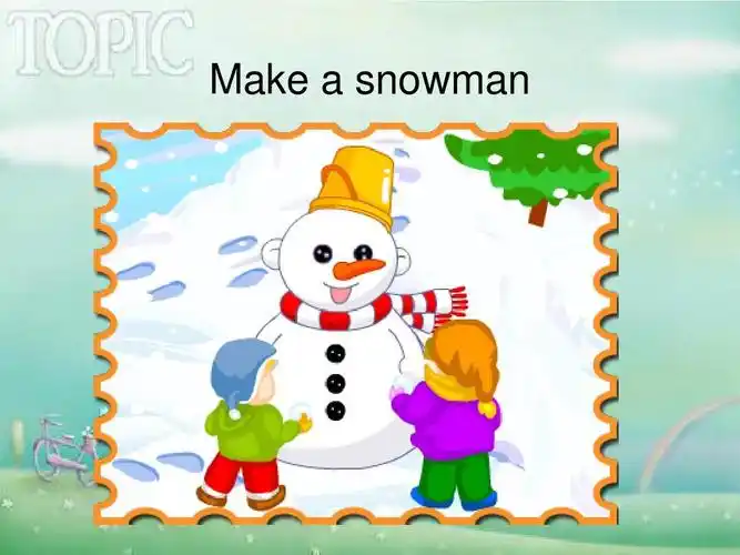 make   snowman