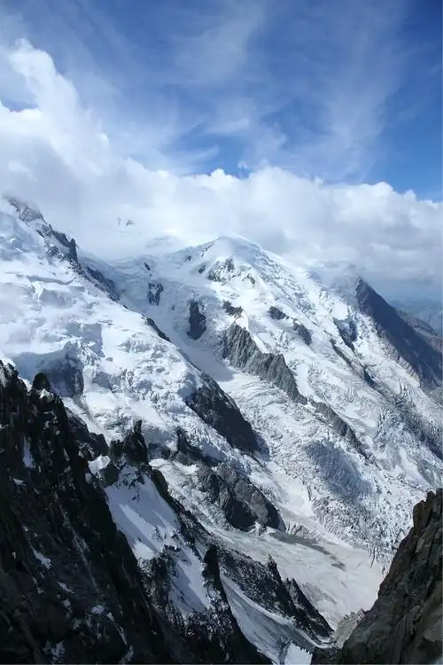 阿尔卑斯山的美景.霞慕尼.雪山,小镇.不一样的法国.