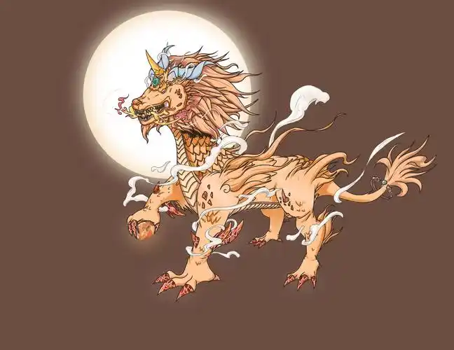 ip形象-国潮神兽插画