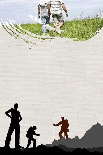 户外活动海报背景素材