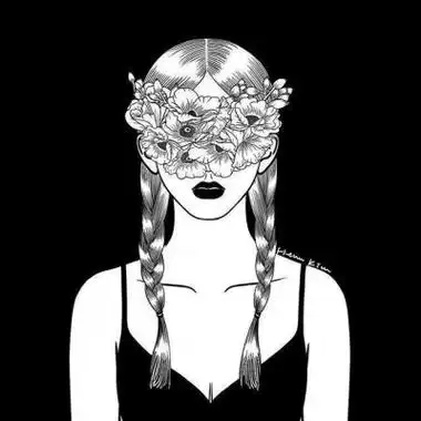 2021炫酷的黑白风微信头像