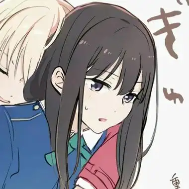 百合头像动漫情侣