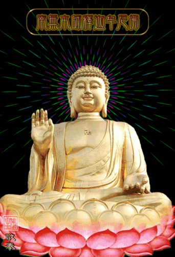 顶礼南无释迦牟尼佛线上供佛佛光显现保佑您平安幸福