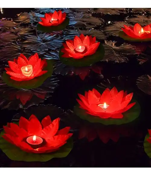 荷花灯中秋节河灯莲花灯孔明灯许愿灯祈福灯表白礼物送女友老婆浪漫