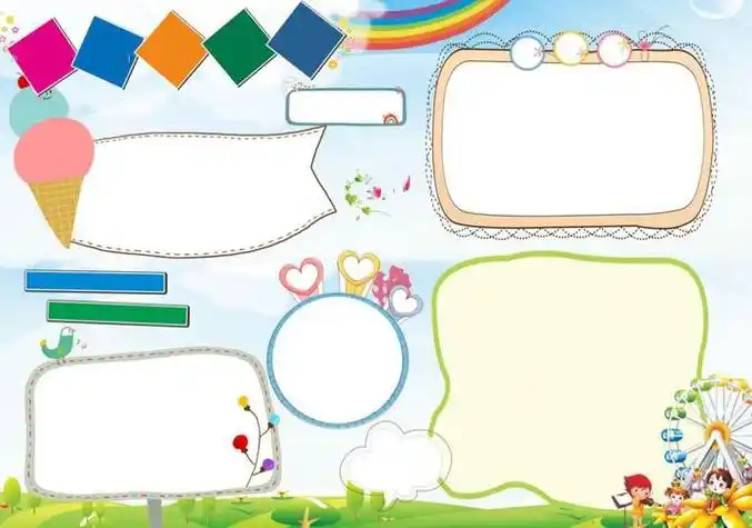 简洁通用的手抄报模板下载手抄报版面设计手抄报版面设计图大全手抄报