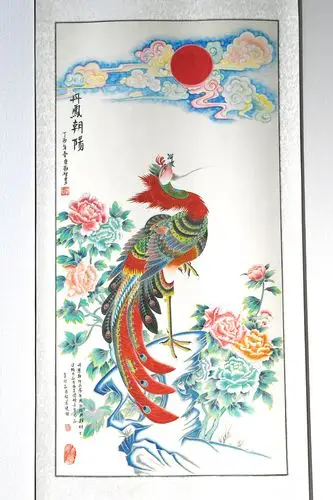 凤阳凤画源于明初,距今已有六百多年历史,是凤阳民间一种以画凤凰为