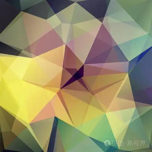 由三角形组成的背景. 几何形状的方形构图