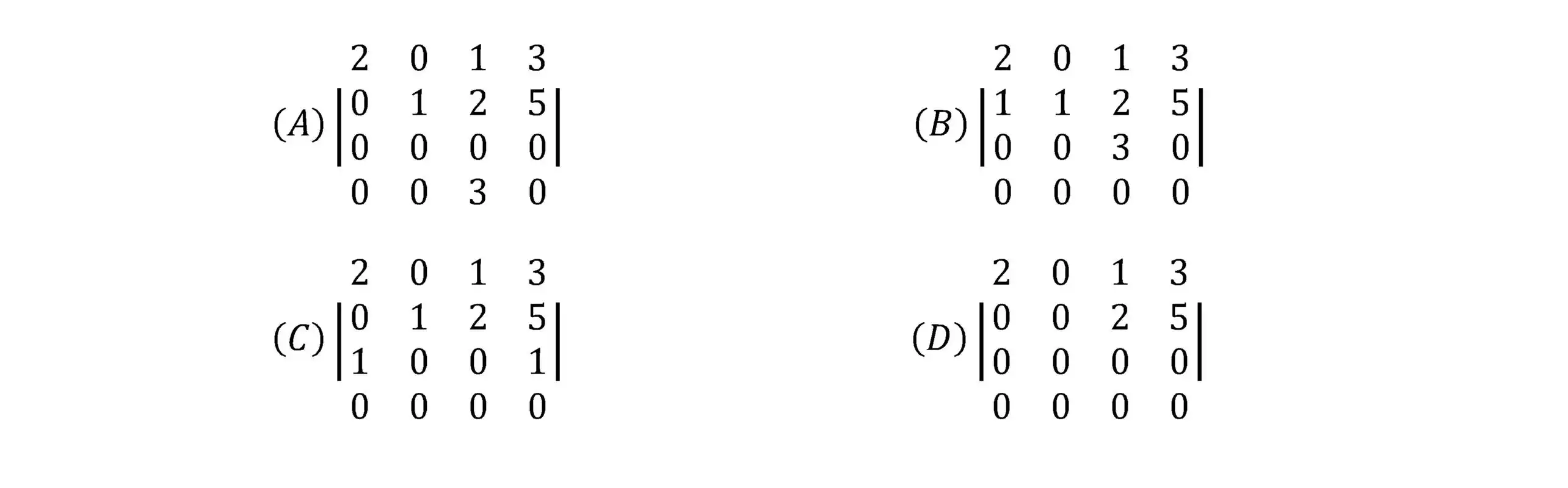 90%以上的人会弄错的行最简形矩阵