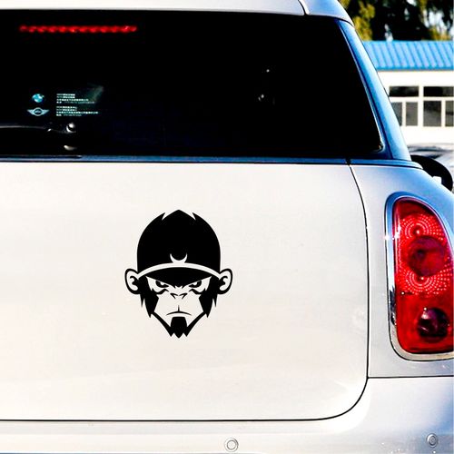 孙悟空汽车贴纸原创美猴王头像齐天大圣西游拉杆箱贴画拉花装饰