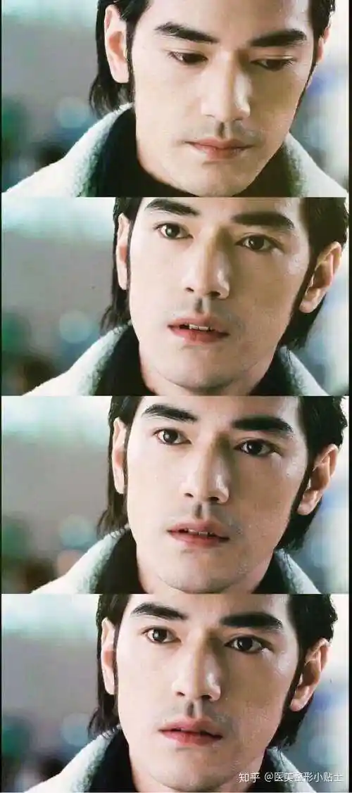 来看看金城武割了双眼皮变得多帅