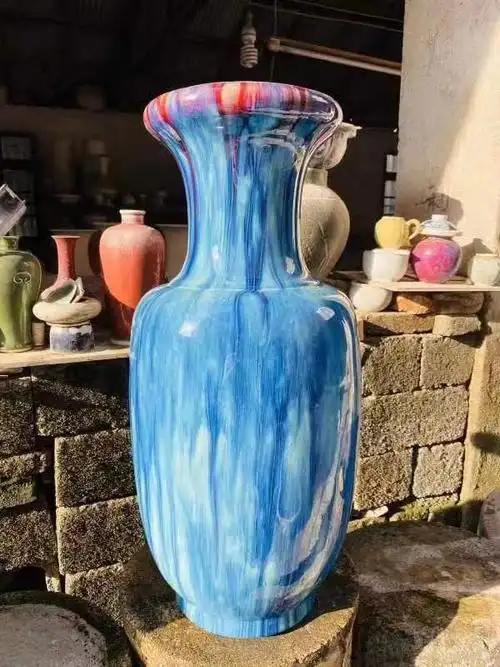 陶瓷类·颜色釉郎红~釉里红非遗传承人——聂敏政|青花|柴窑_网易订阅