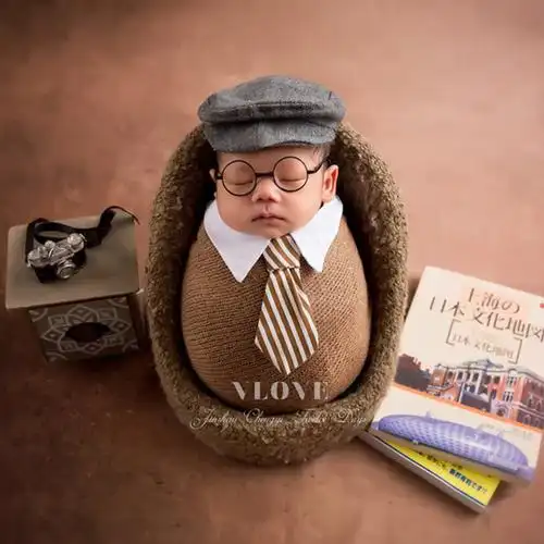 新生儿宝宝摄影裹布拍照满月帽子裹布拍照影楼写真照相艺术照道具