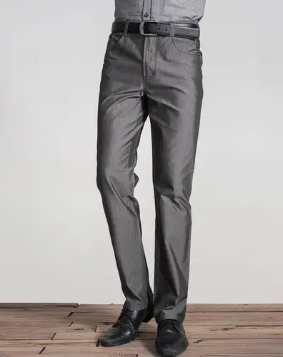 男款灰色休闲裤