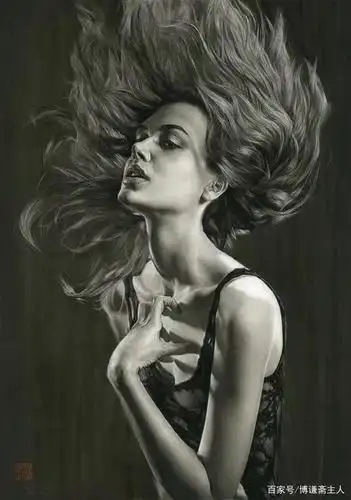 画家刘斌超写实素描肖像作品欣赏(图)