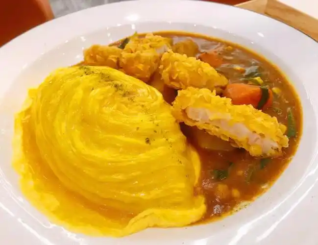 湛江日式风味餐厅01池奈日式咖喱蛋包饭