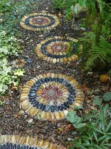 院子里的鹅卵石,美得不可方物