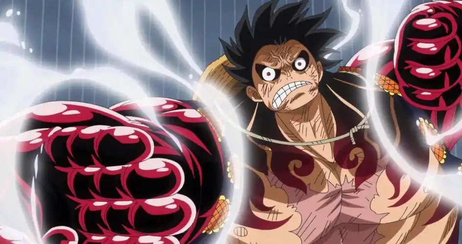 《海贼王》四档路飞和战桃丸哪个更厉害?现阶段战桃丸还真能战胜