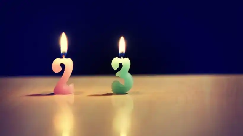 唯美生日蜡烛图片第1张