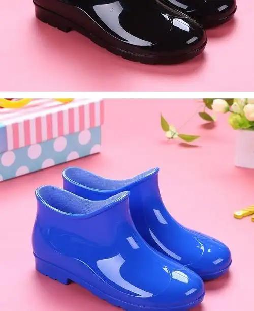 中大童低帮雨鞋中大童防水小学生雨靴小孩胶鞋女雨鞋 30码(内长19厘米