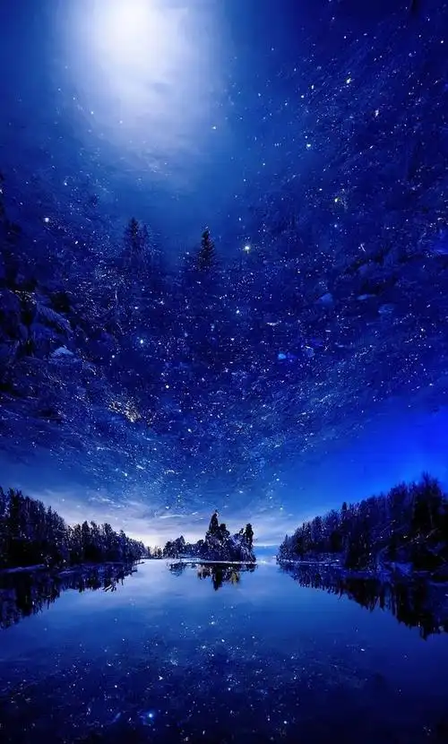 美图欣赏——蓝色星空