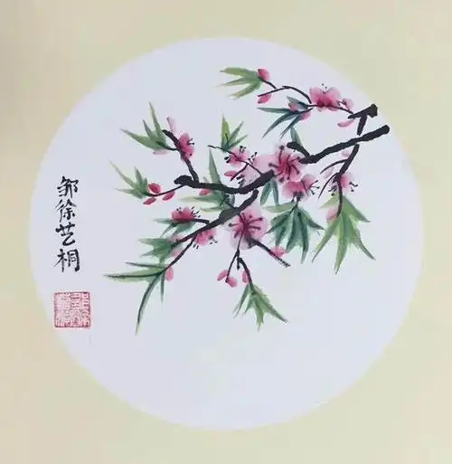 春意盎然盛夏的荷花小学生画水墨画作品大全国画山水简单儿童有关国画