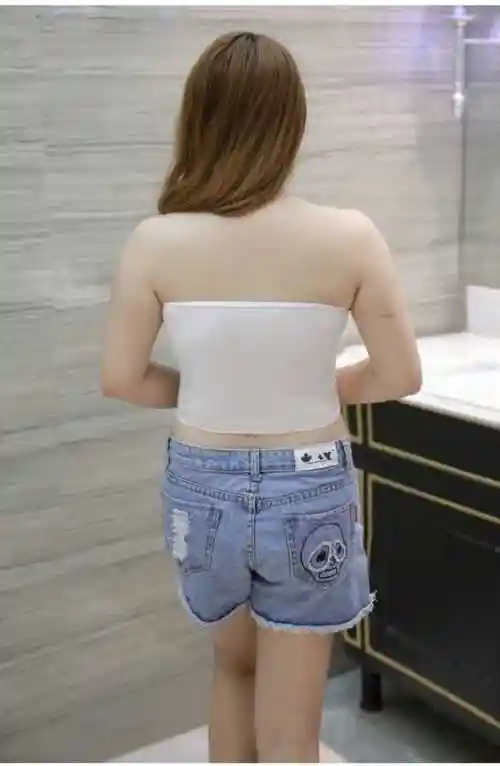 大码女装裹胸防走光抹胸式文胸无肩带内衣胖妹妹薄款蕾丝裸胸吊带